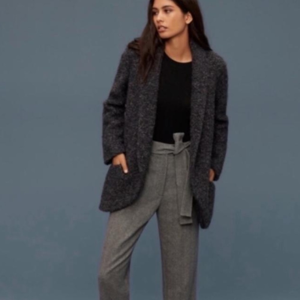 Wilfred Chevalier wool gray jacket cardigan